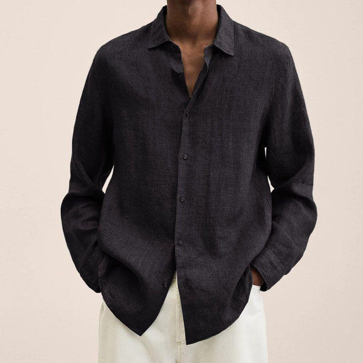 Elegant Men's Linen Shirt