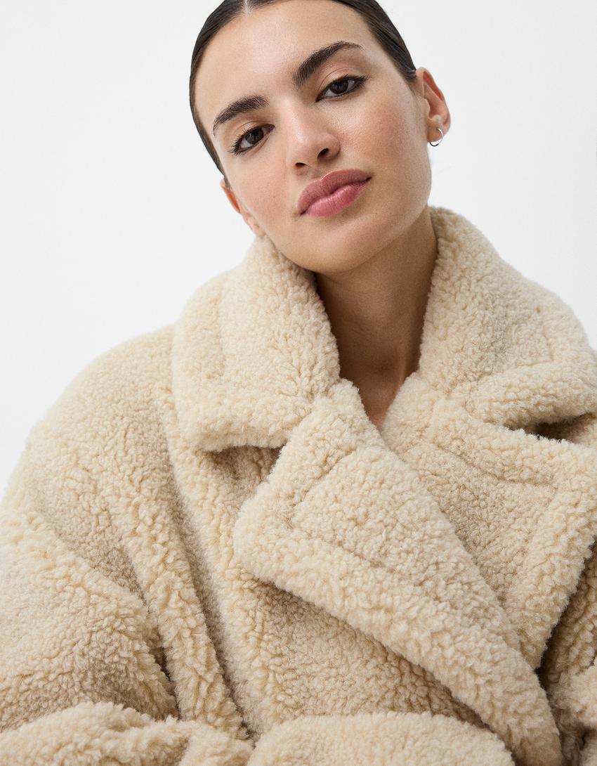 Lucy | Oversized Teddy Jacket for Winter Warmth