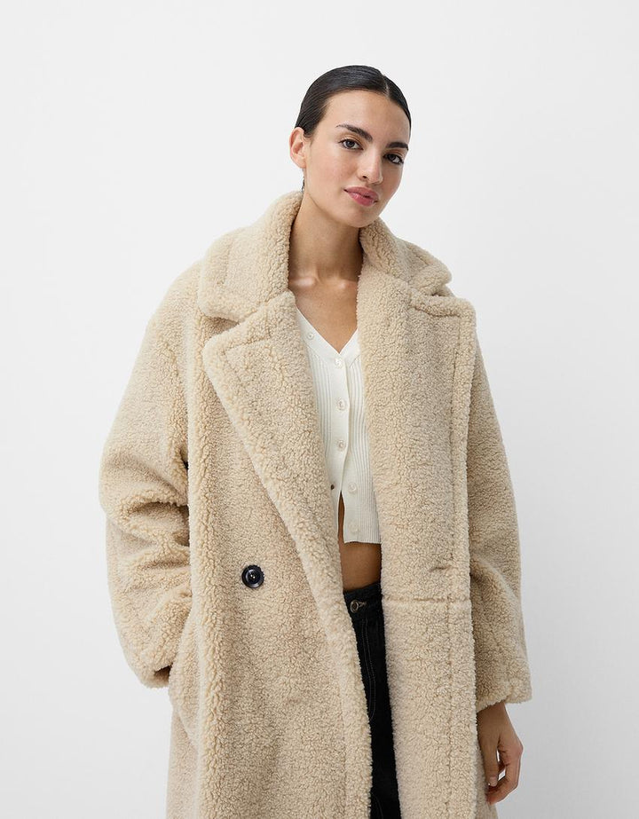 Lucy | Oversized Teddy Jacket for Winter Warmth