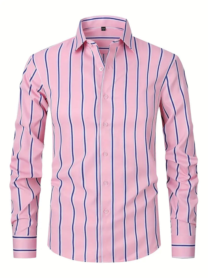 Liam – Striped Cotton Shirt