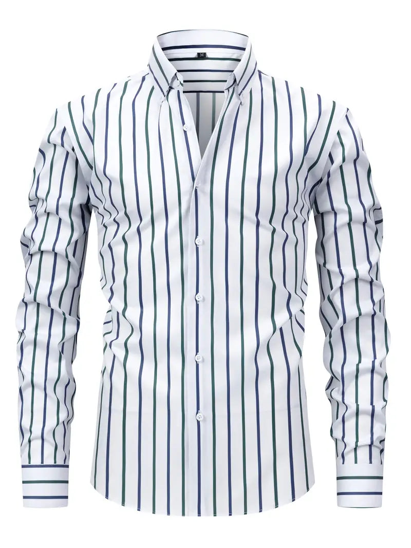 Ethan – Striped Cotton Shirt