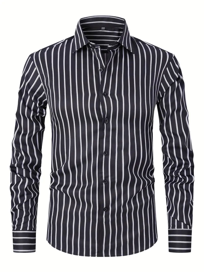 Liam – Striped Cotton Shirt