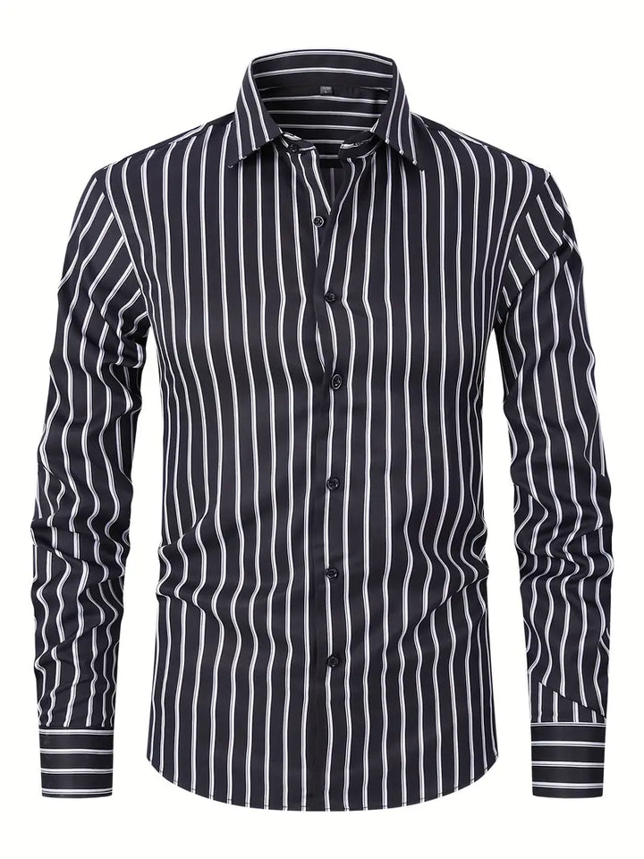 Liam – Striped Cotton Shirt