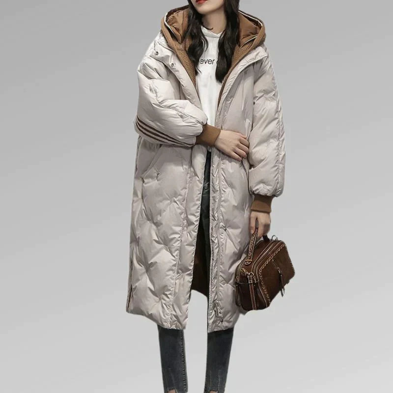 Iris | Long Quilted Wintercoat for Women