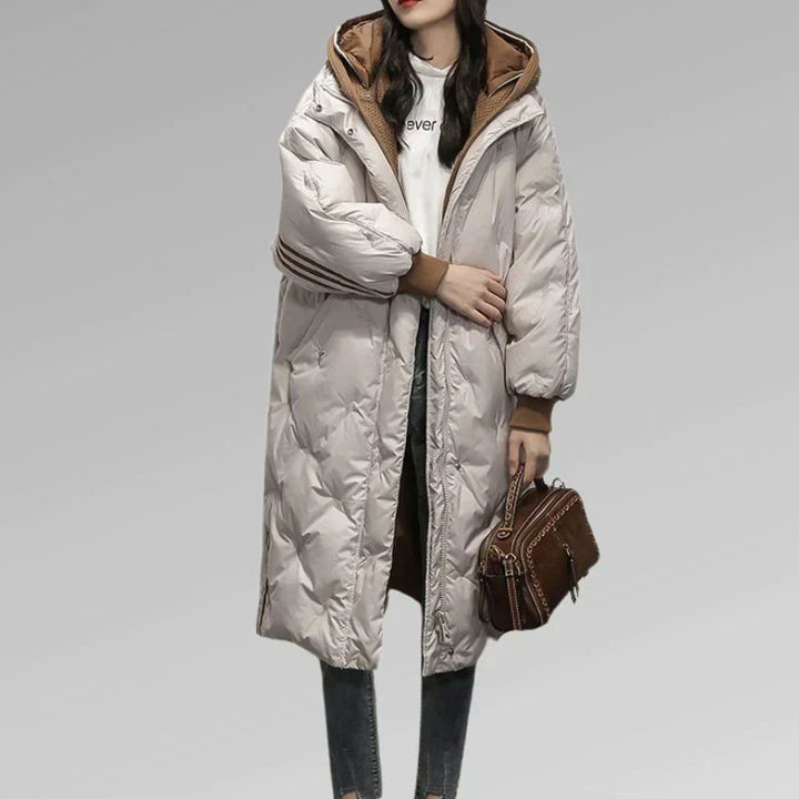 Iris | Long Quilted Wintercoat for Women