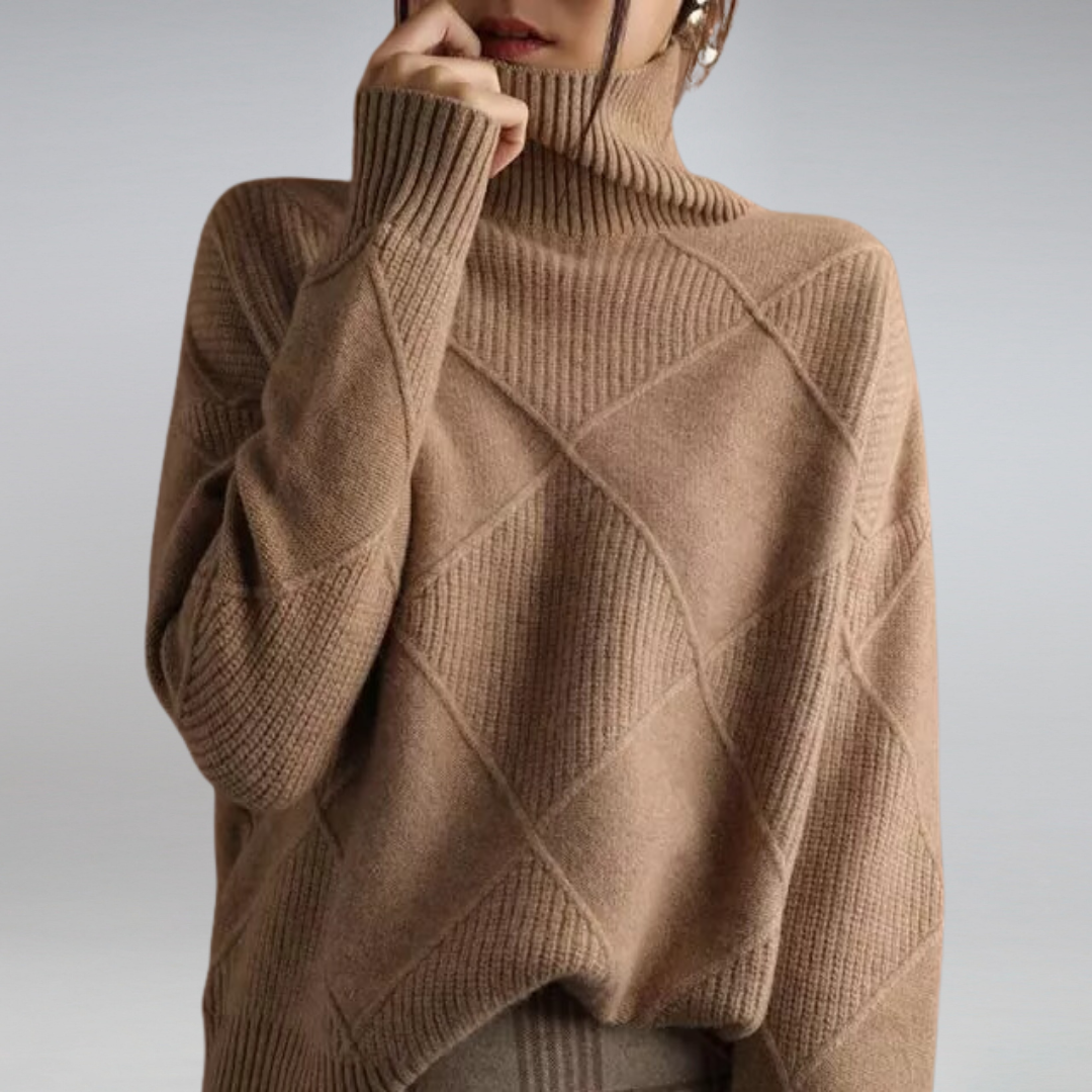 Hope | Winter-Ready Women's Cashmere Turtleneck Sweater
