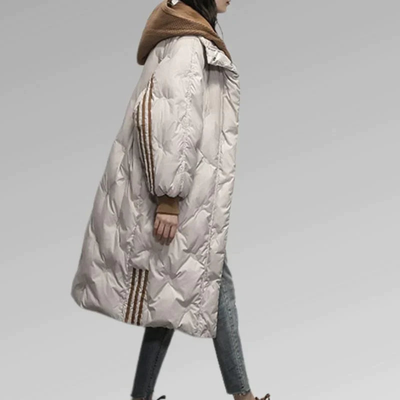 Iris | Long Quilted Wintercoat for Women