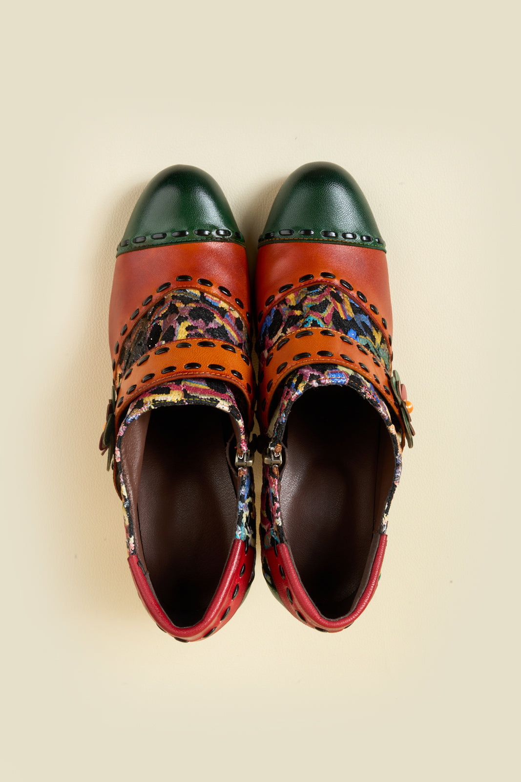 Amelia – Leather Oxford Heels
