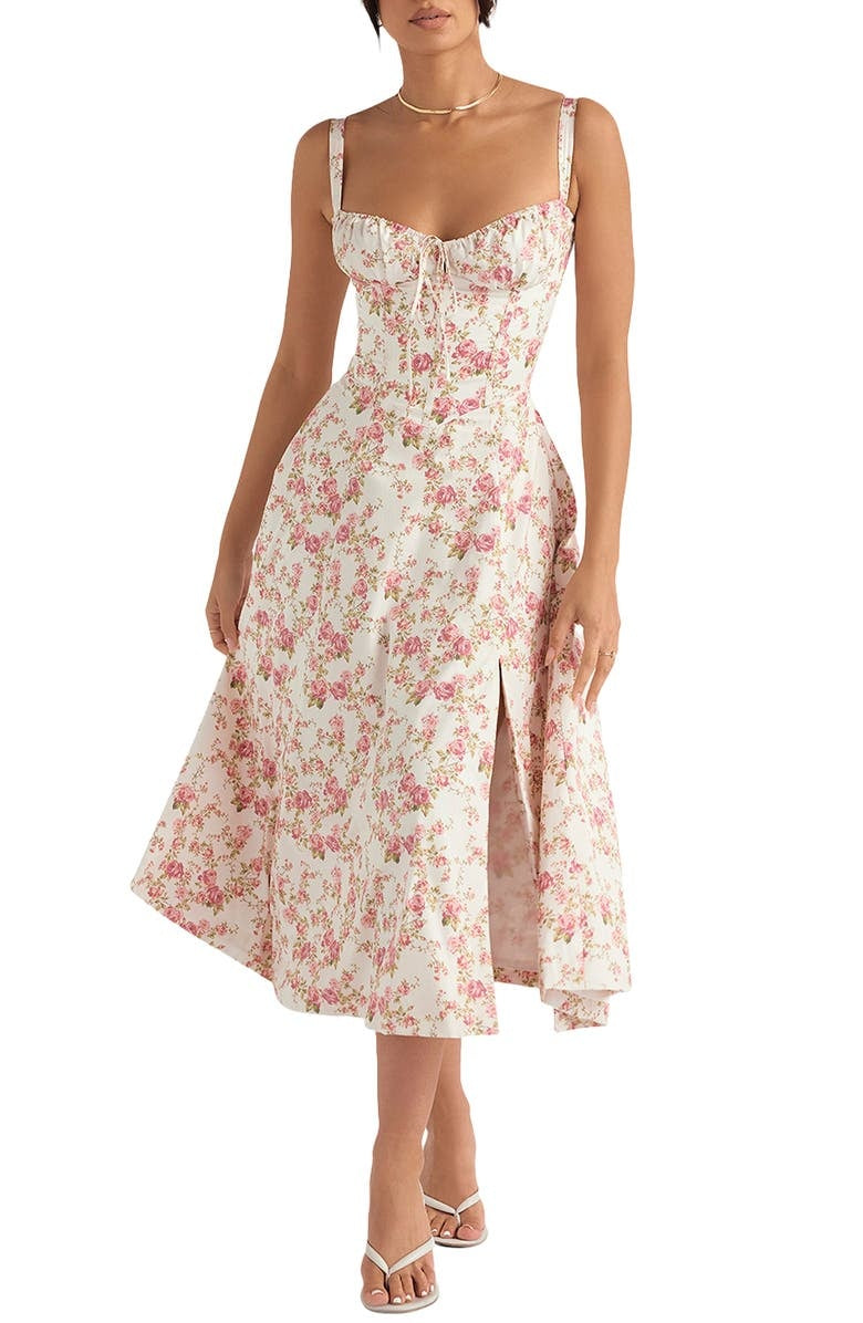 Sally | Floral Elegance Spring Party Dress