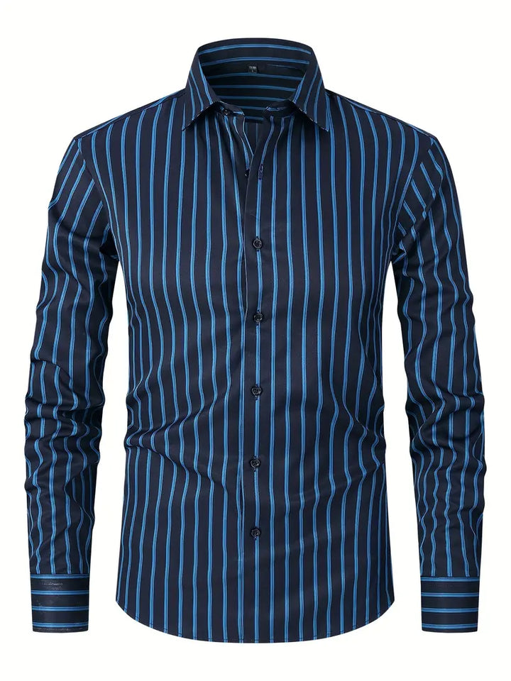 Liam – Striped Cotton Shirt