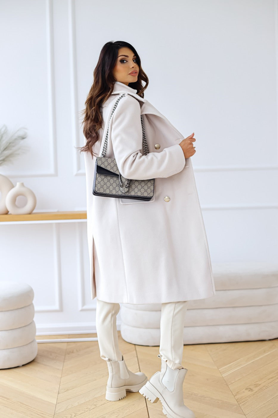 Luna | Classic Double-Breasted Women's Trenchcoat