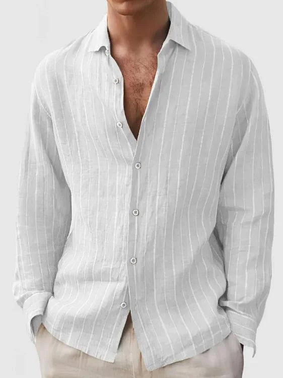 Ethan | Long sleeve henley t-shirt