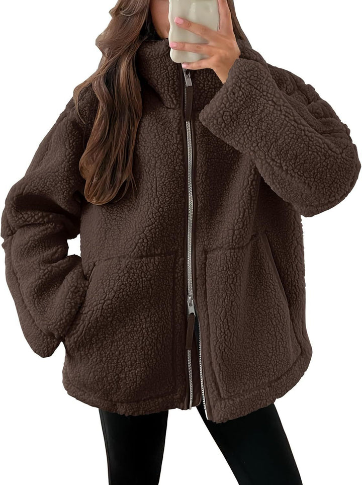 Luna | Cozy Fleece Jacket with Zipper for Winter