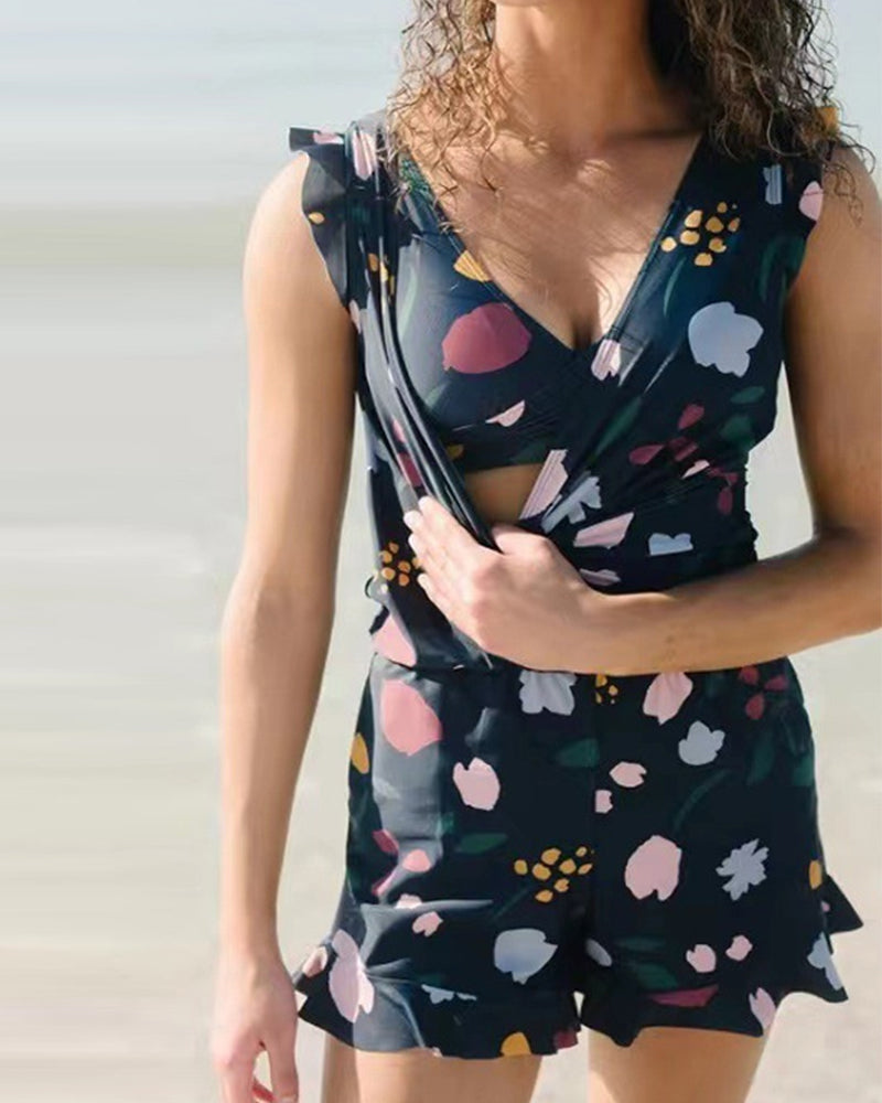 Women's Swimsuit with Built-in Bra