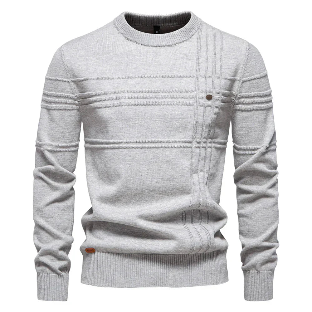 Joseph | Men's Sweater with Chest Pattern