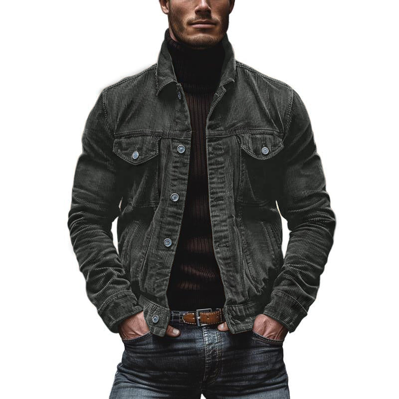 Victor | Men's Corduroy Shacket with Pockets