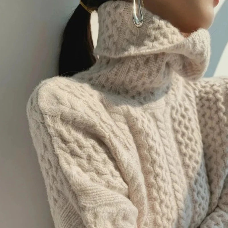 May | Cozy Women's Turtleneck Sweater for Winter