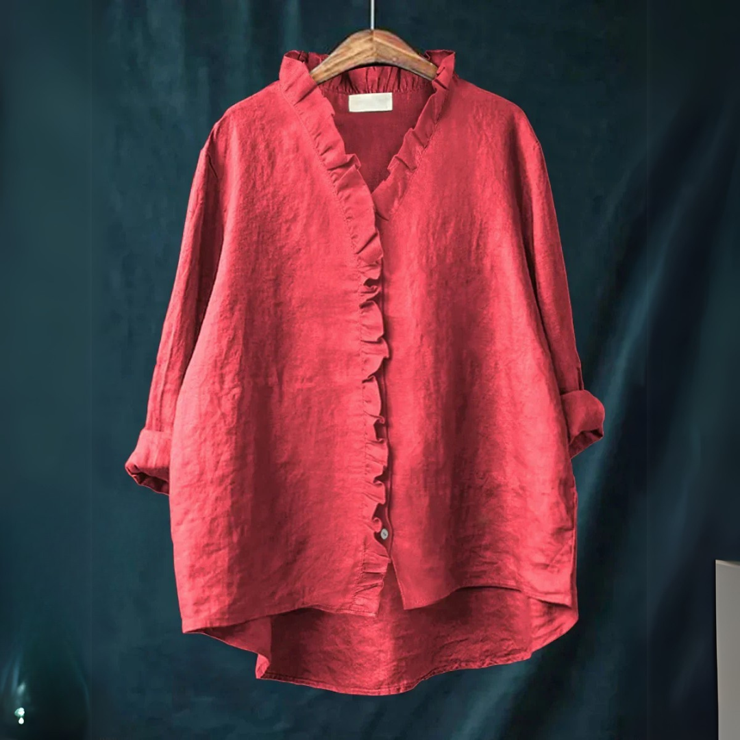 Casual Ruffle Top for Women