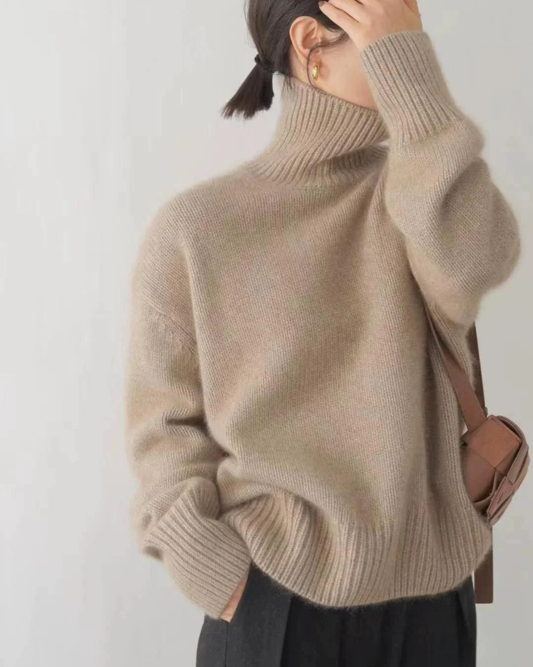 Riley | Winter-Ready Cashmere Turtleneck Sweater