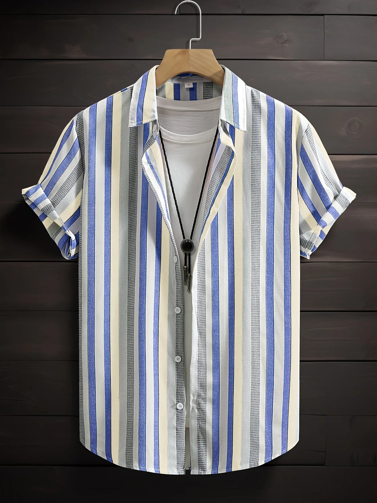 Thomas | Striped Short-Sleeve Shirt