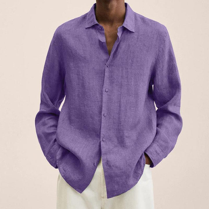 Elegant Men's Linen Shirt