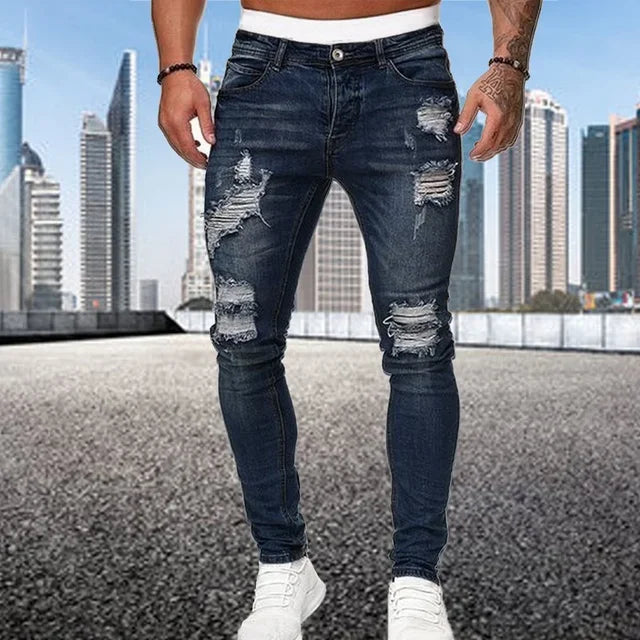 Thomas | Distressed skinny jeans for men