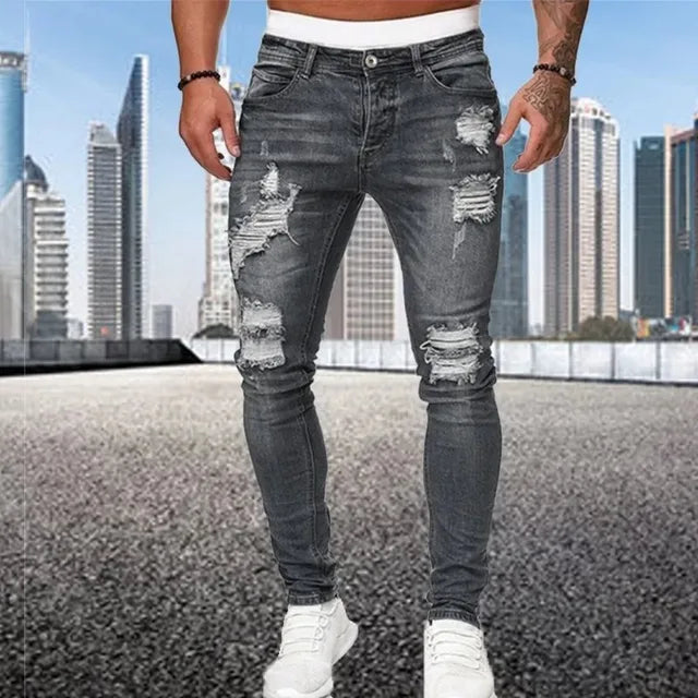 Thomas | Distressed skinny jeans for men