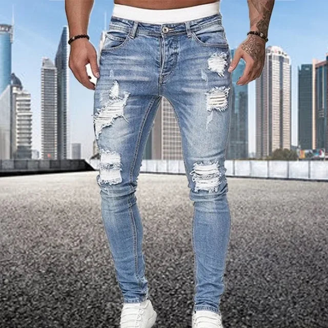 Thomas | Distressed skinny jeans for men