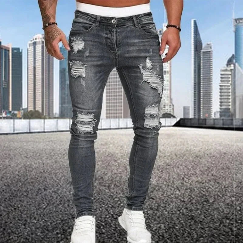 Thomas | Distressed skinny jeans for men