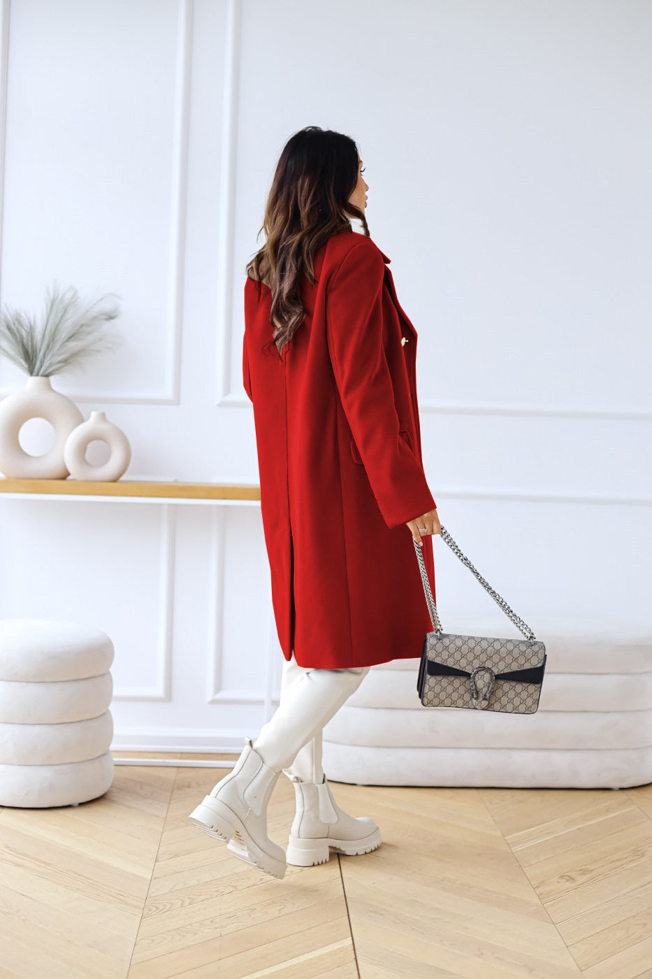 Luna | Classic Double-Breasted Women's Trenchcoat