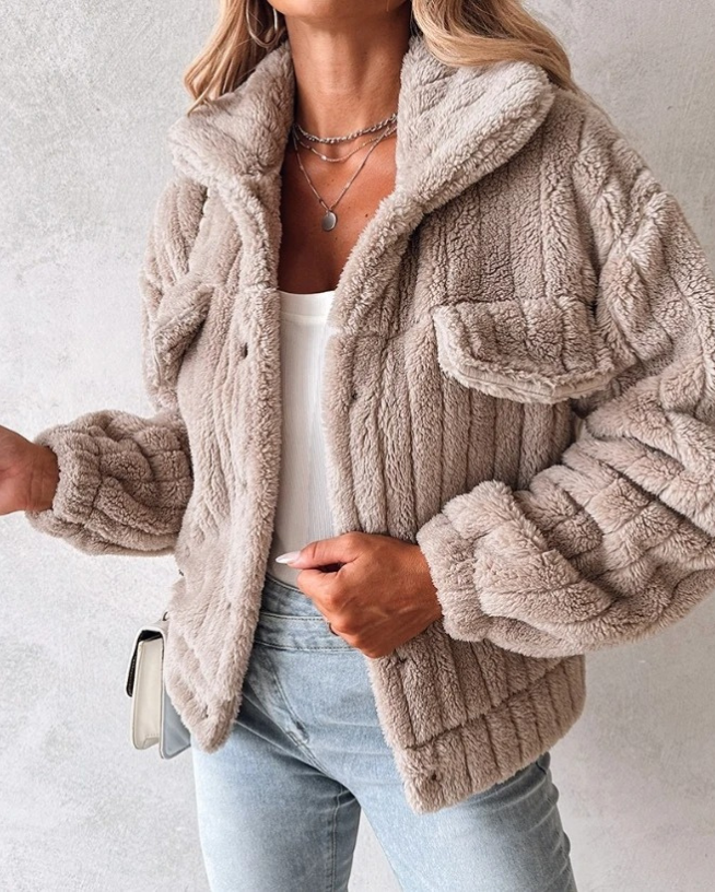 Kate | Cozy Warm Teddy Coat for Comfort