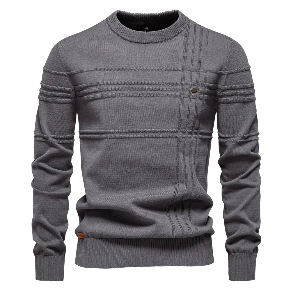 Joseph | Men's Sweater with Chest Pattern