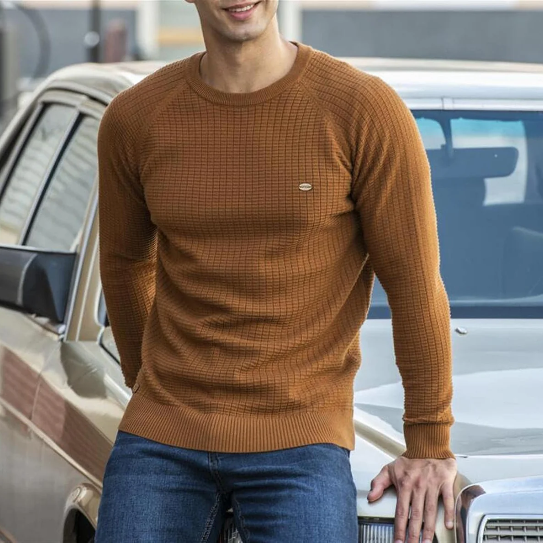 Frederick | Men's Cozy Stylish Crew Neck Sweater | Long Sleeve