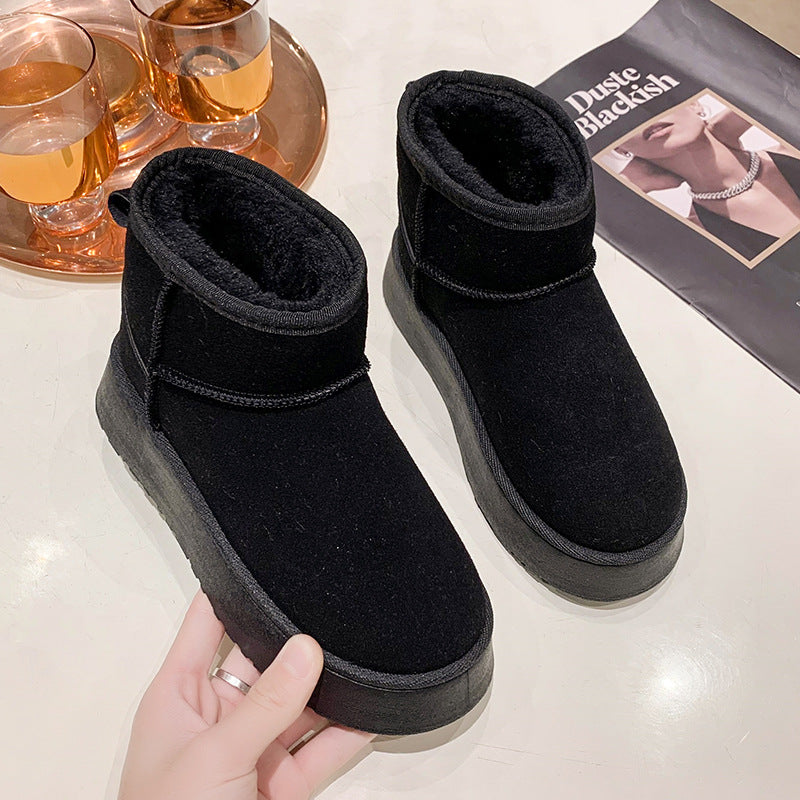 Ella | Winter Leather Outdoor Snow Boots