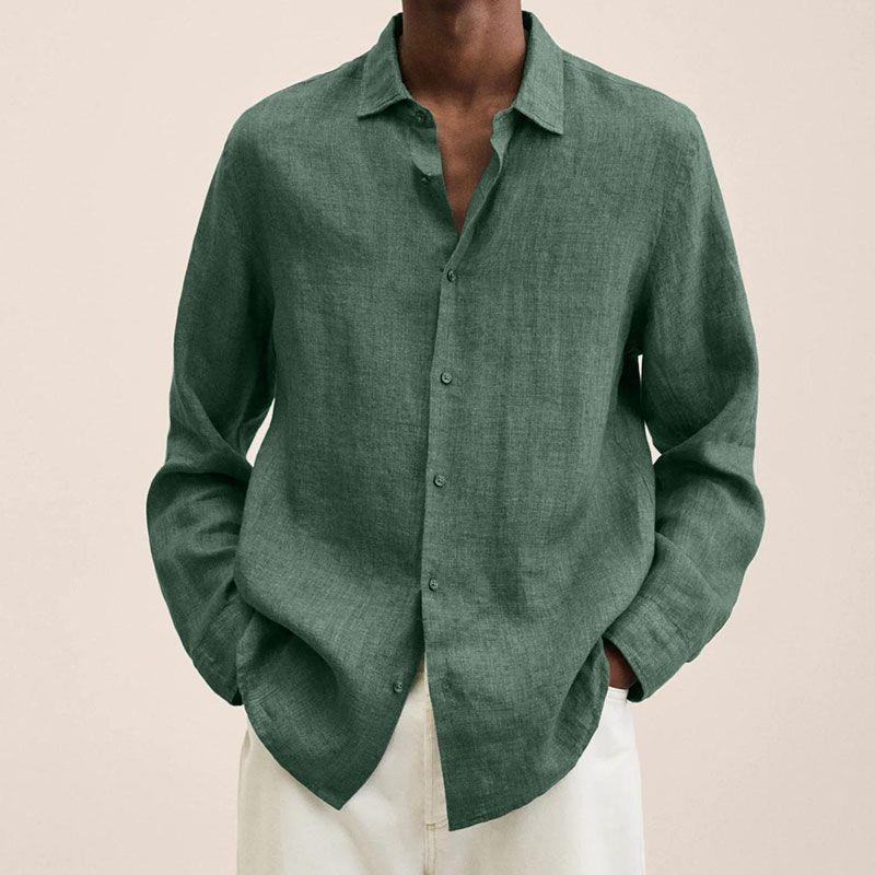Elegant Men's Linen Shirt