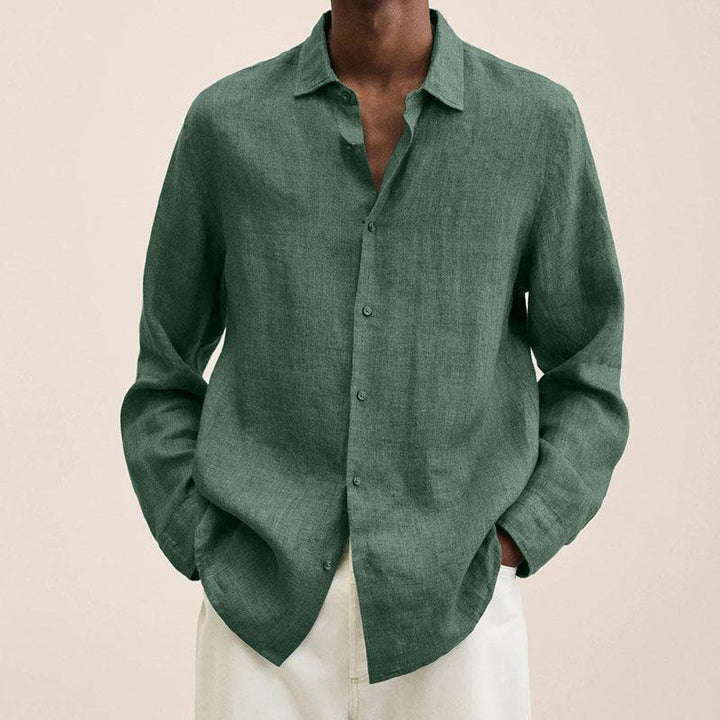 Elegant Men's Linen Shirt