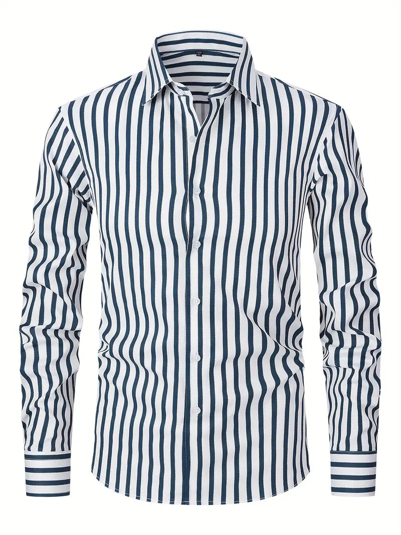 Liam – Striped Cotton Shirt