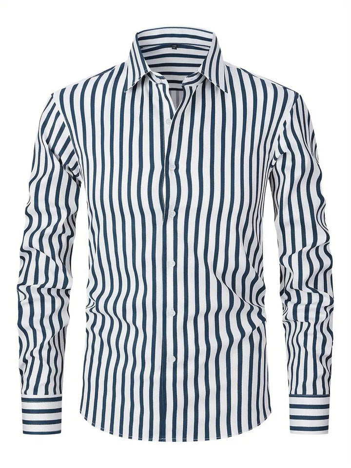 Liam – Striped Cotton Shirt