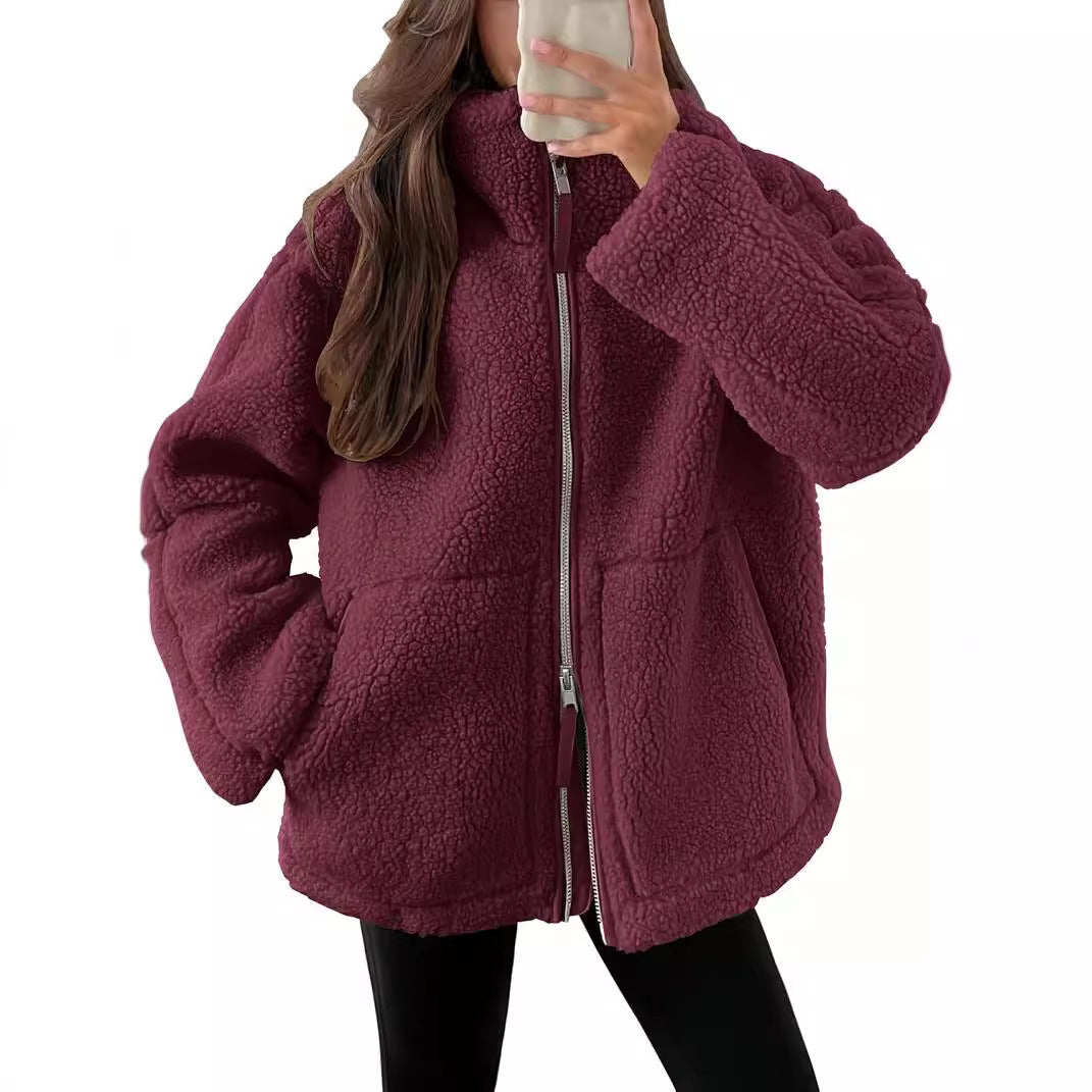 Luna | Cozy Fleece Jacket with Zipper for Winter