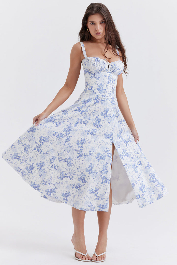 Sally | Floral Elegance Spring Party Dress