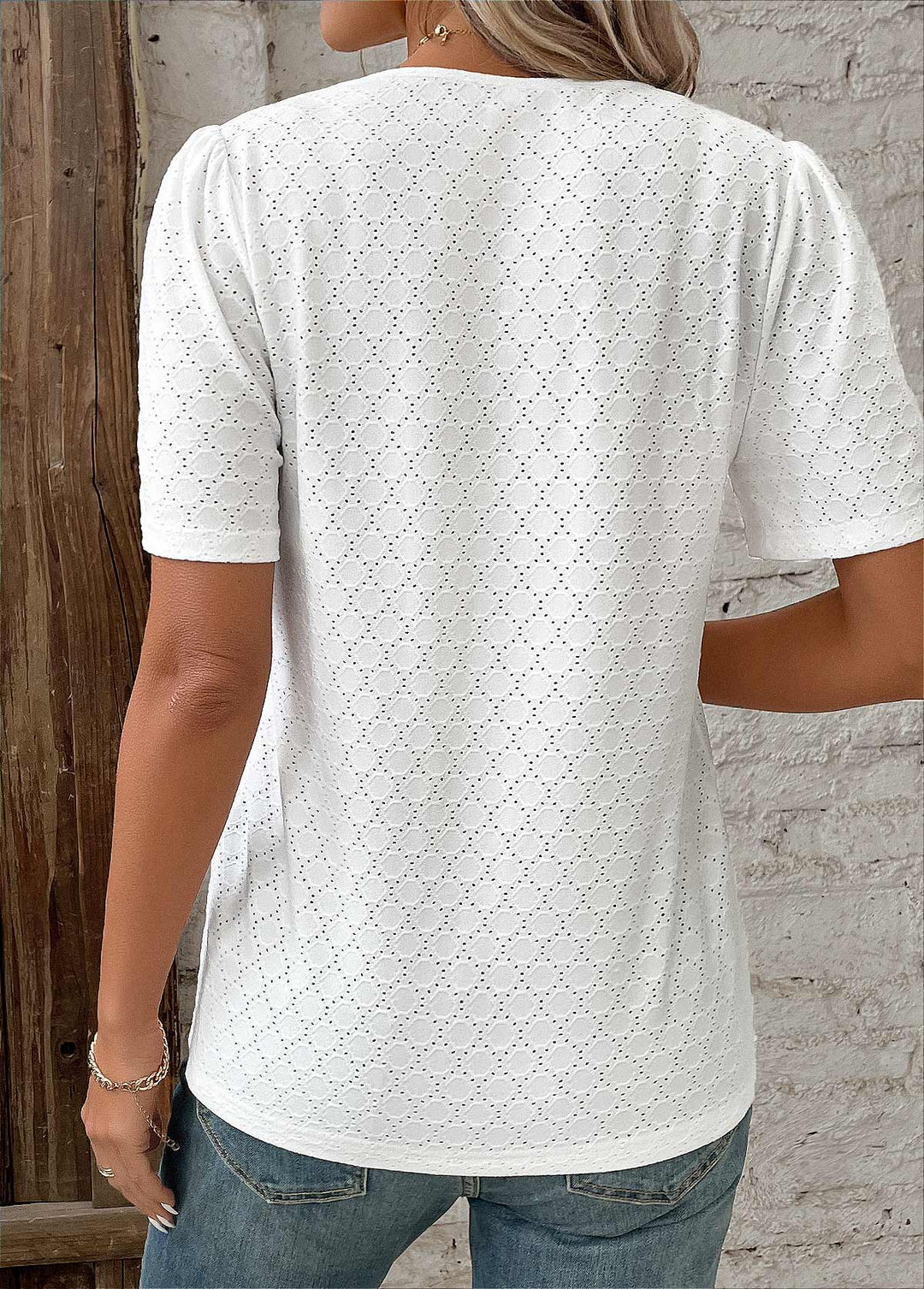 Karen | Chic Patchwork Top for Trendsetters