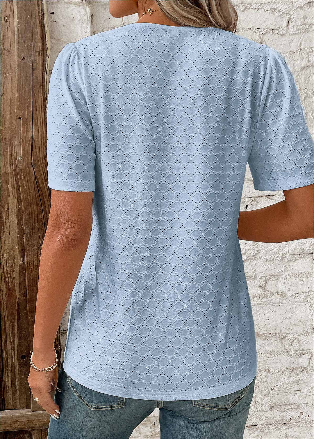 Karen | Chic Patchwork Top for Trendsetters