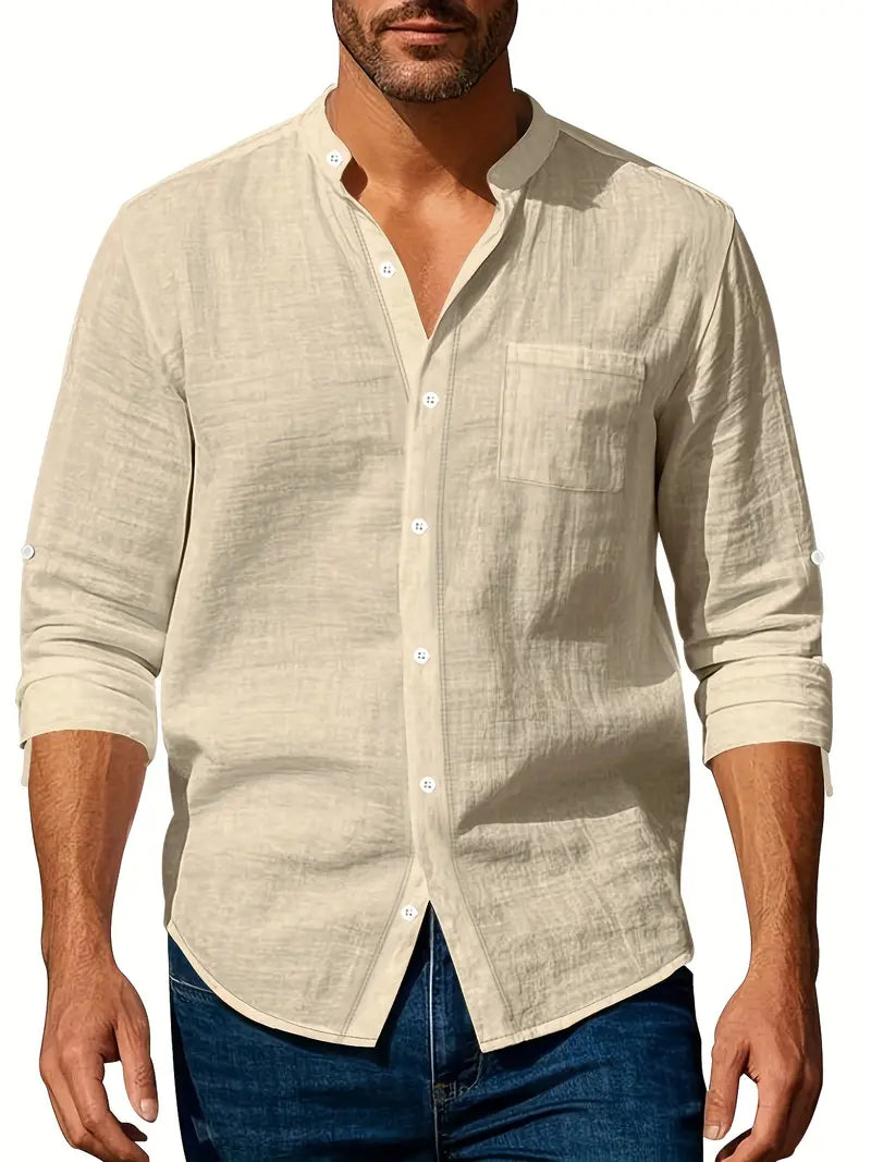 Jack Linen Long Sleeve Shirt for Men