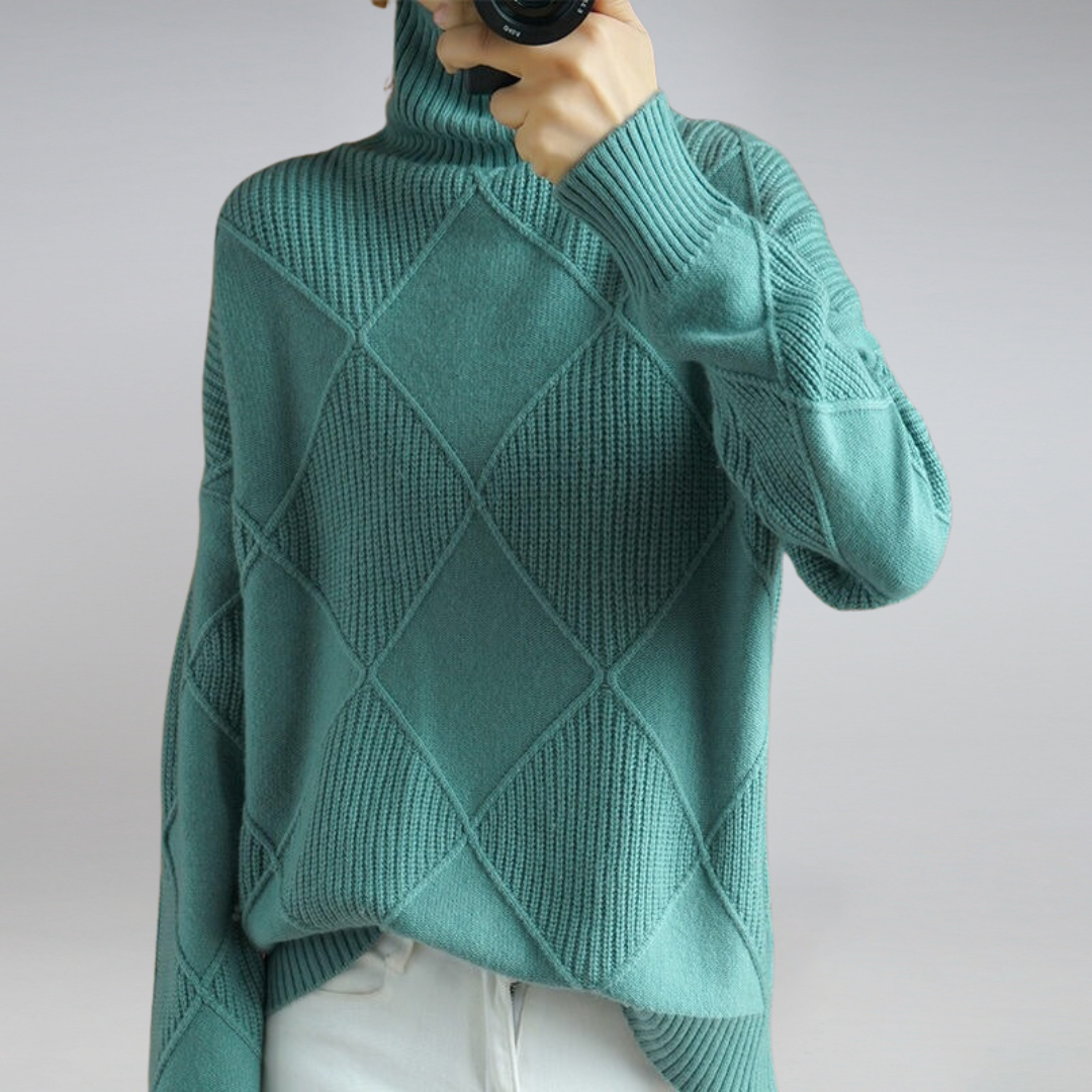 Hope | Winter-Ready Women's Cashmere Turtleneck Sweater
