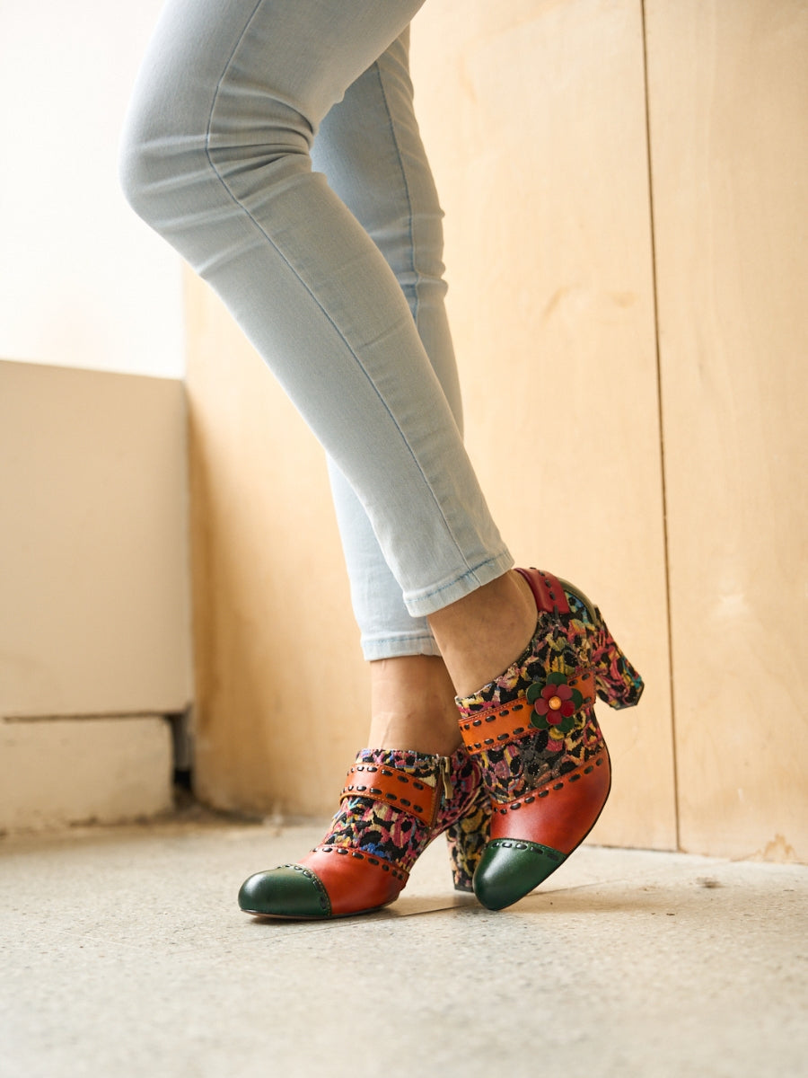 Amelia – Leather Oxford Heels