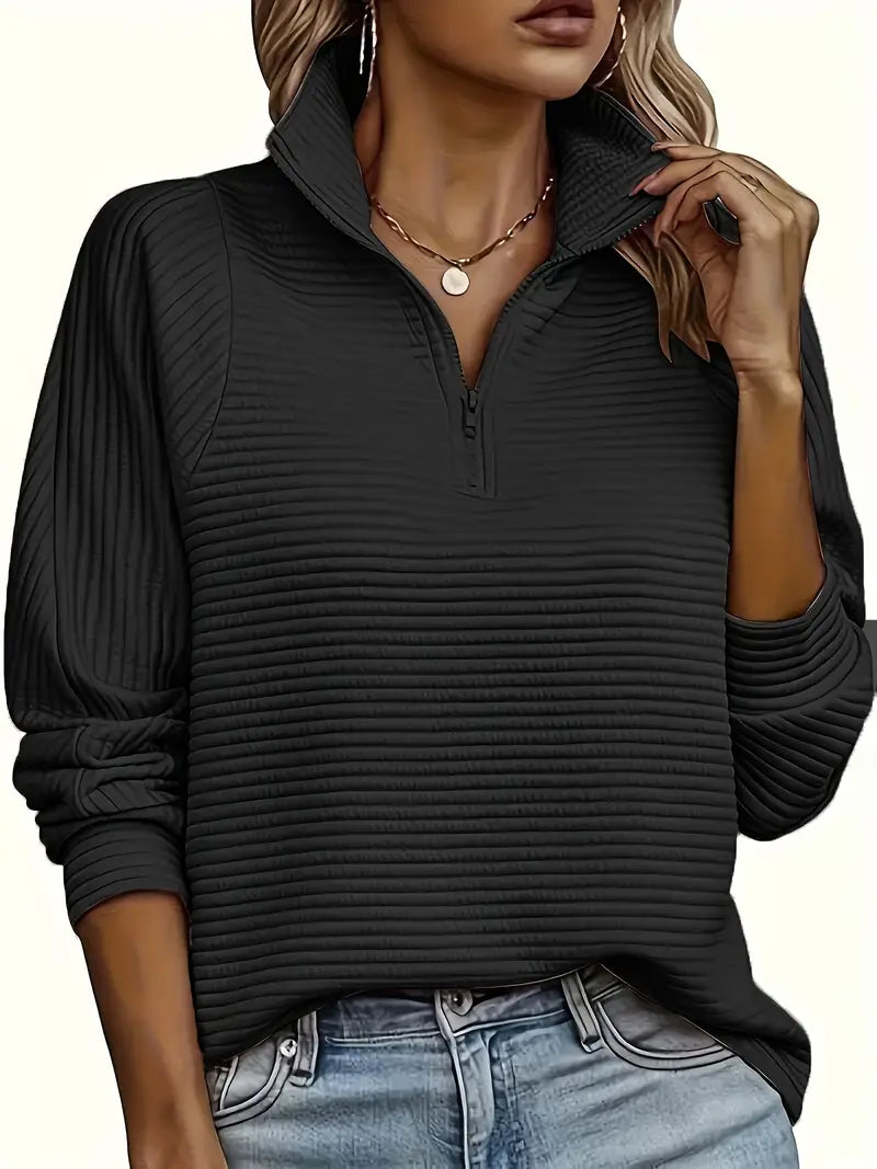 Ruby | Cozy Winter Zipper Sweater for Warmth