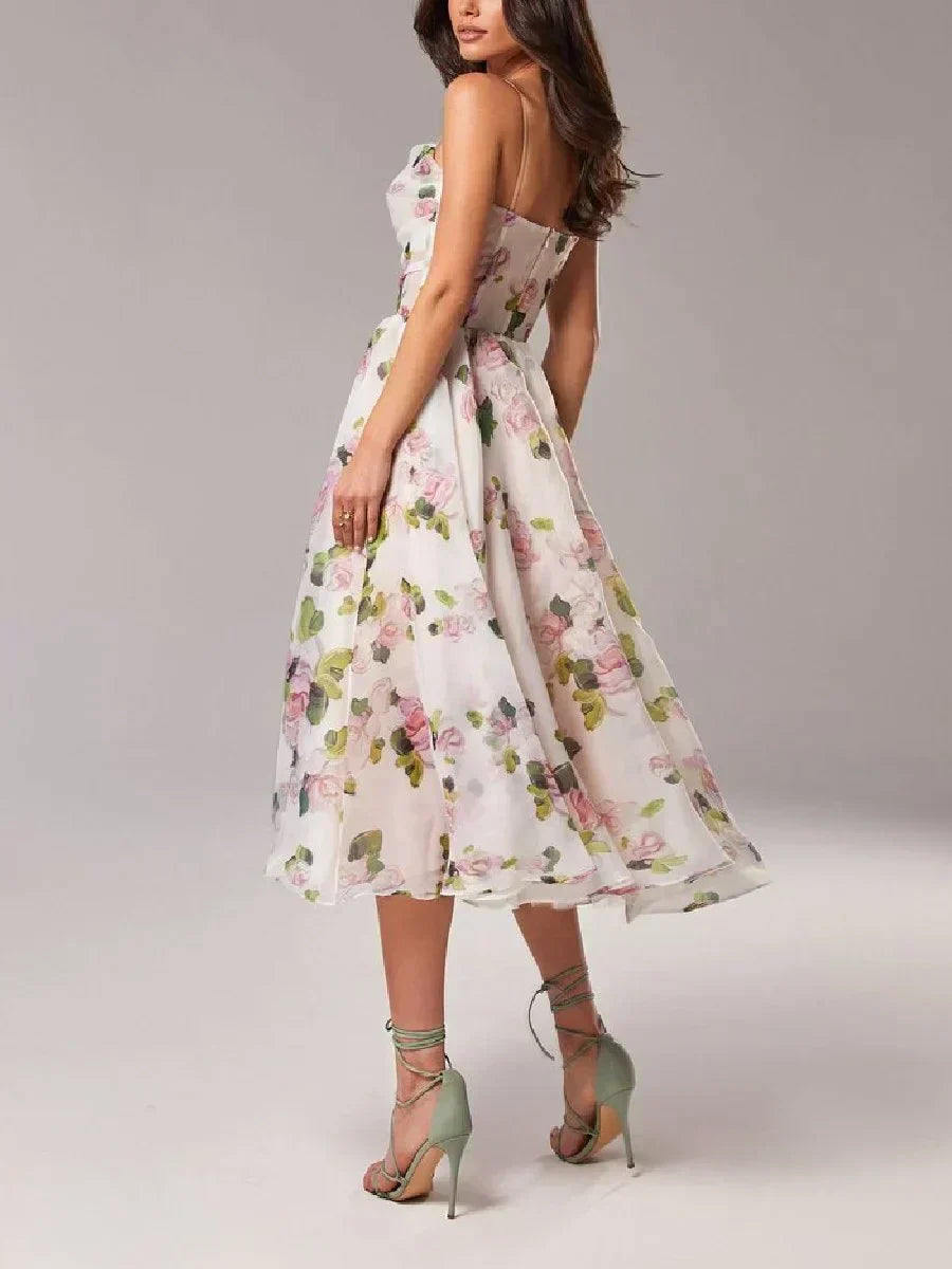 Marcia | Chic Midi Dress with Tailored Silhouette