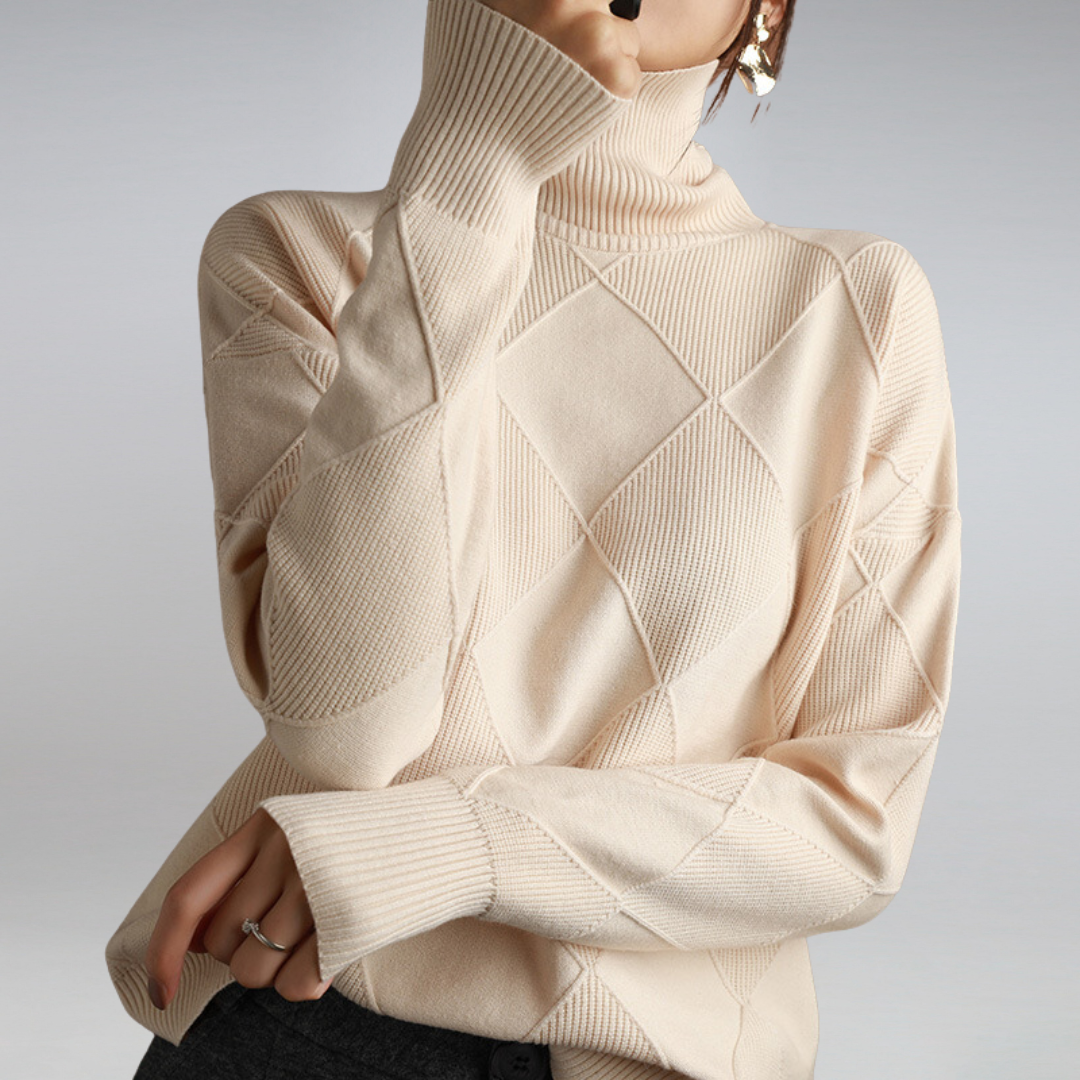 Hope | Winter-Ready Women's Cashmere Turtleneck Sweater