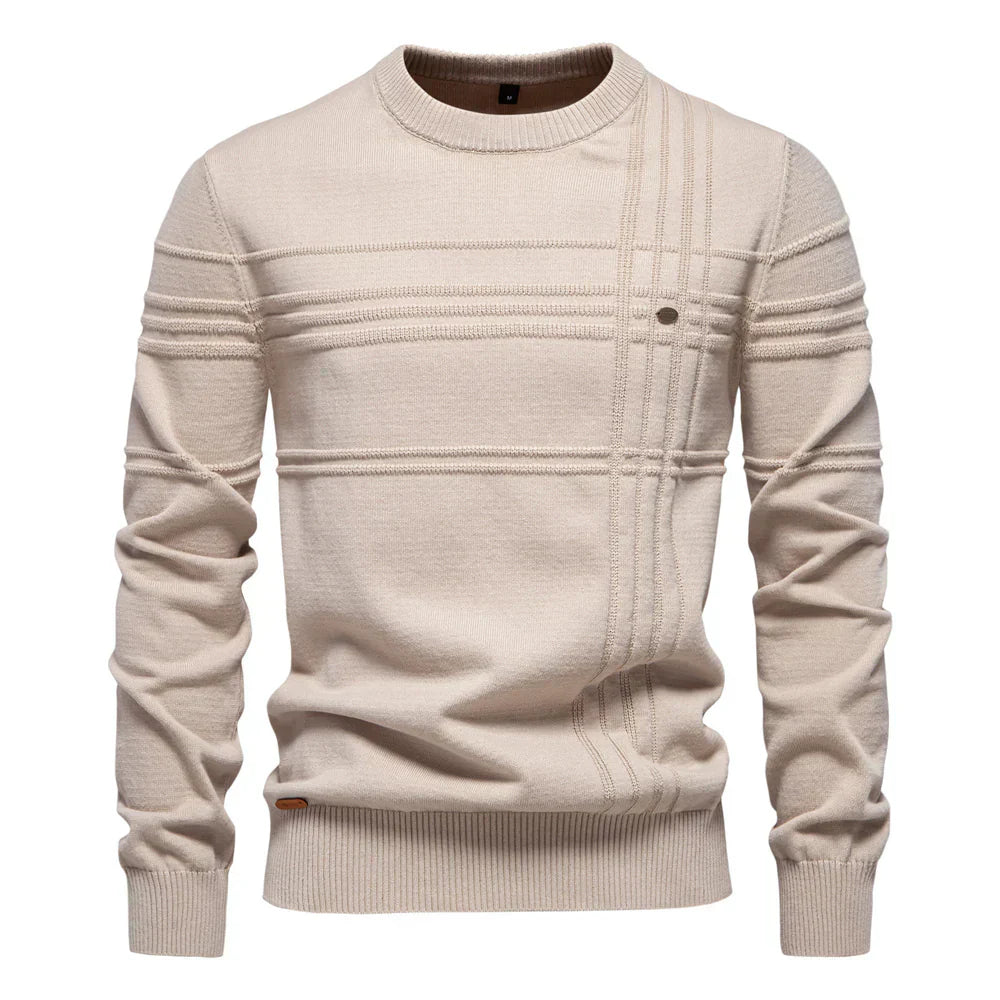 Joseph | Men's Sweater with Chest Pattern