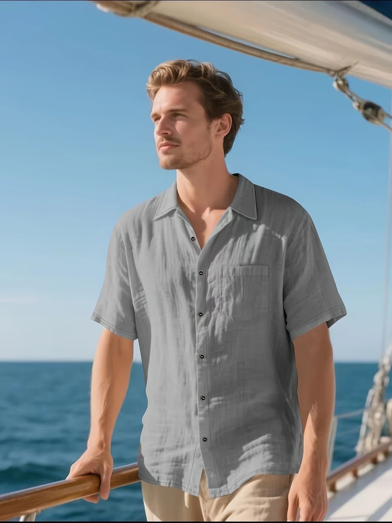 Ethan | Linen shirt for summer